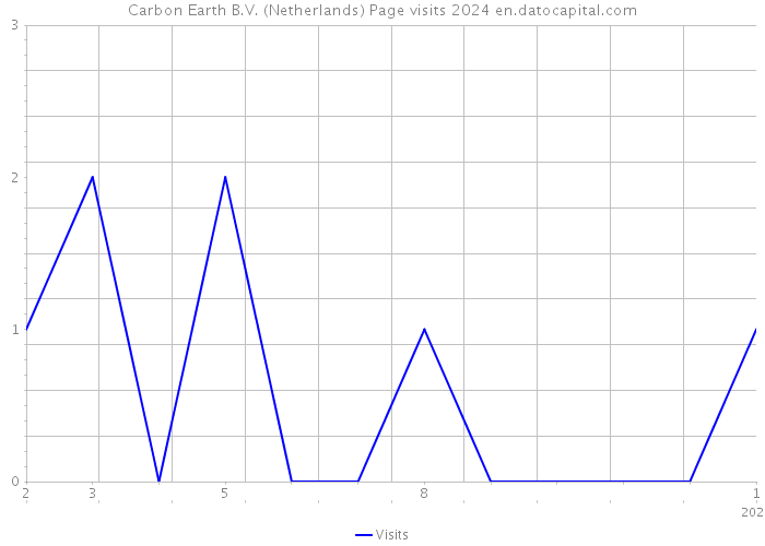 Carbon Earth B.V. (Netherlands) Page visits 2024 
