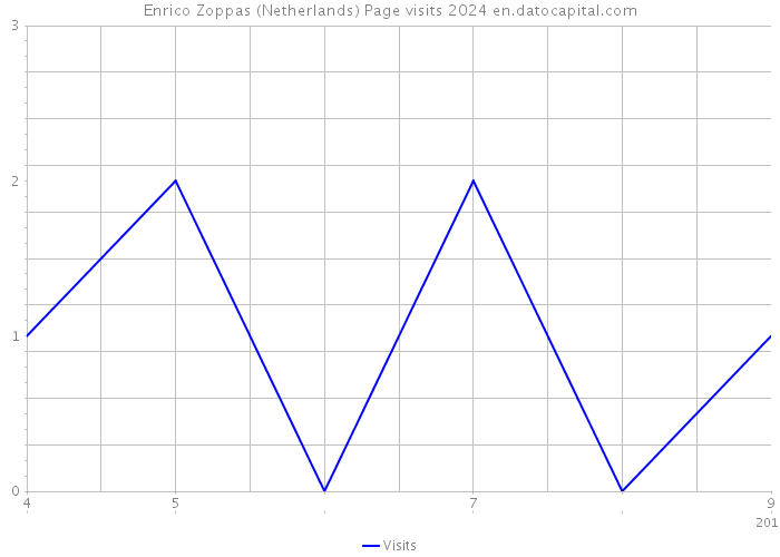 Enrico Zoppas (Netherlands) Page visits 2024 