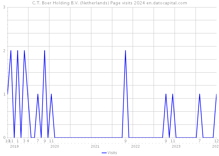 C.T. Boer Holding B.V. (Netherlands) Page visits 2024 
