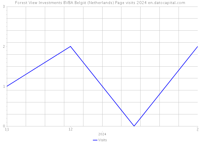 Forest View Investments BVBA België (Netherlands) Page visits 2024 