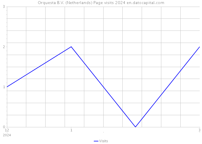 Orquesta B.V. (Netherlands) Page visits 2024 