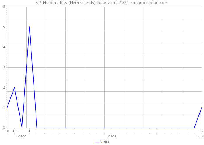 VP-Holding B.V. (Netherlands) Page visits 2024 