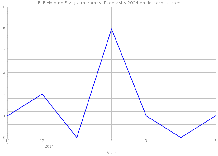 B-B Holding B.V. (Netherlands) Page visits 2024 