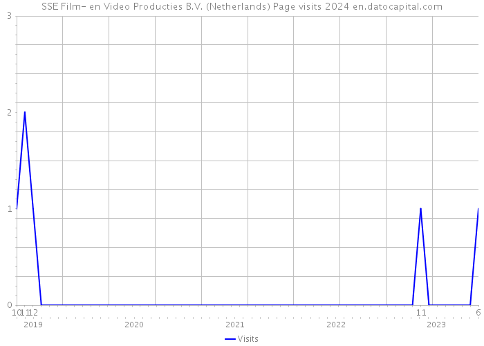 SSE Film- en Video Producties B.V. (Netherlands) Page visits 2024 
