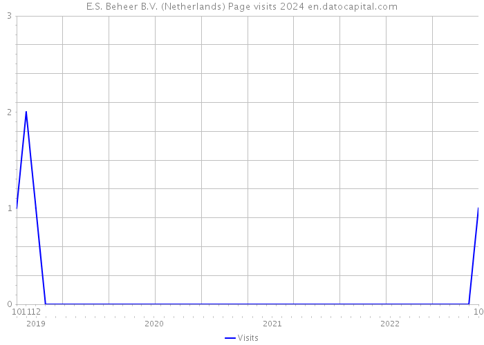 E.S. Beheer B.V. (Netherlands) Page visits 2024 