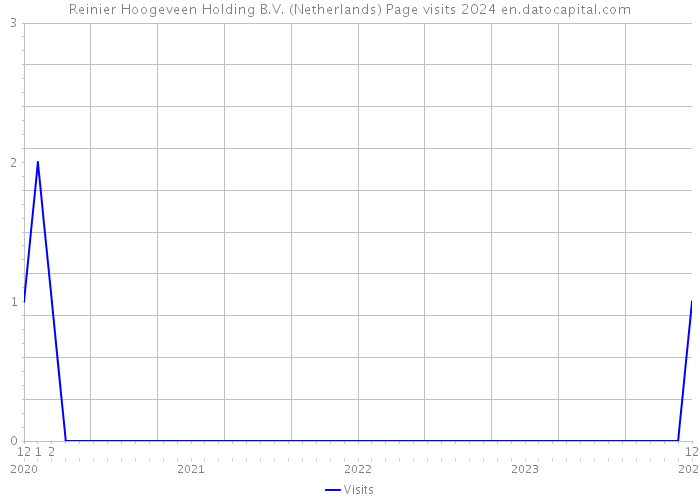 Reinier Hoogeveen Holding B.V. (Netherlands) Page visits 2024 