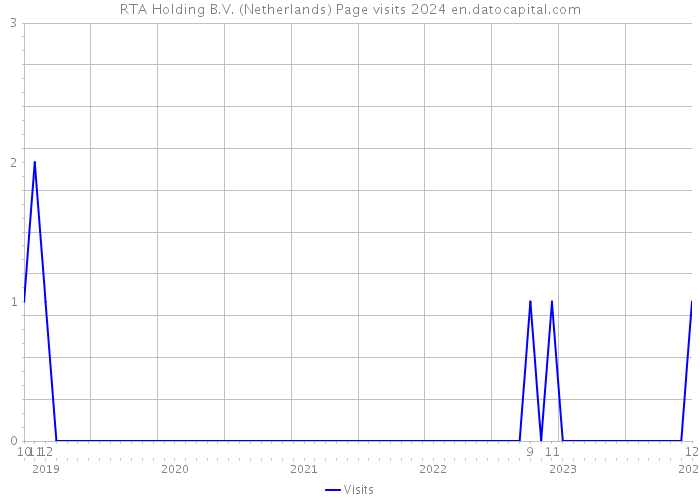RTA Holding B.V. (Netherlands) Page visits 2024 