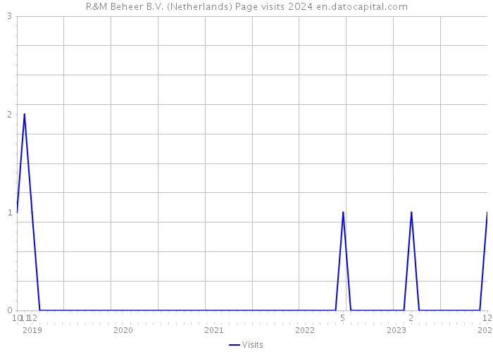 R&M Beheer B.V. (Netherlands) Page visits 2024 
