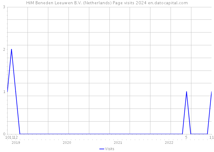 HiM Beneden Leeuwen B.V. (Netherlands) Page visits 2024 