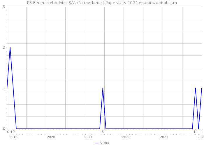 P5 Financieel Advies B.V. (Netherlands) Page visits 2024 