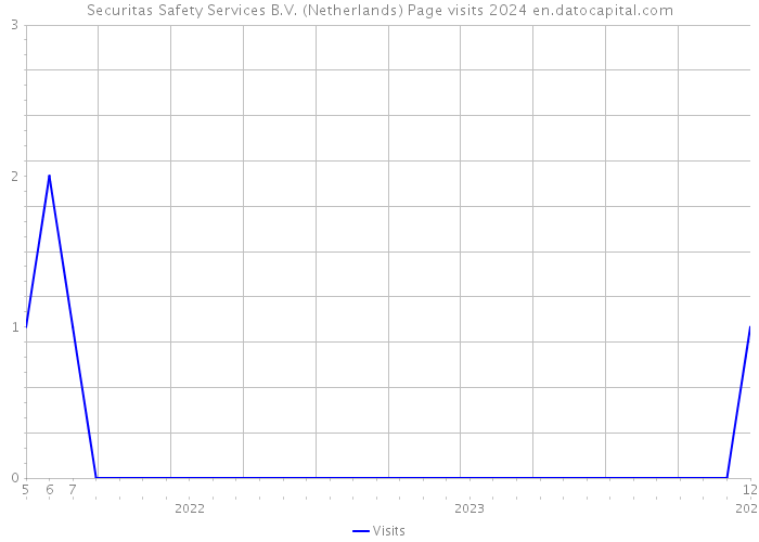 Securitas Safety Services B.V. (Netherlands) Page visits 2024 