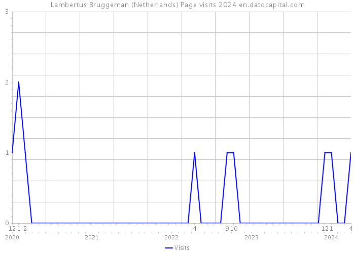 Lambertus Bruggeman (Netherlands) Page visits 2024 