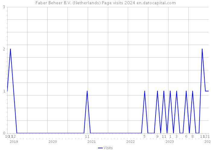 Faber Beheer B.V. (Netherlands) Page visits 2024 