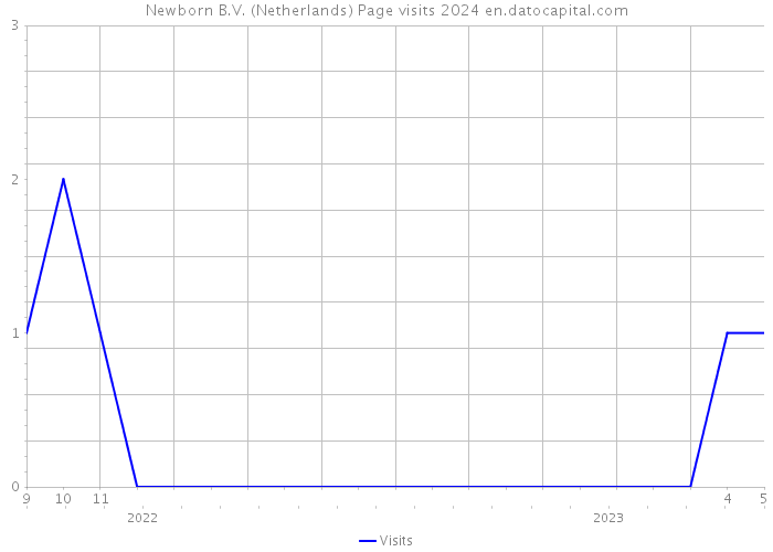 Newborn B.V. (Netherlands) Page visits 2024 