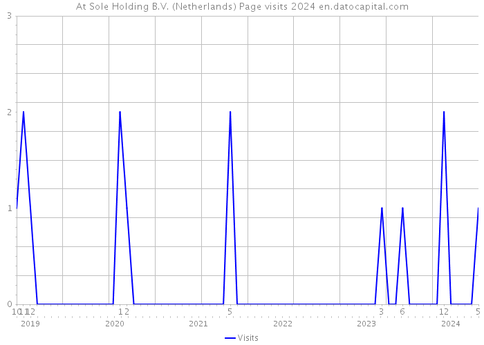 At Sole Holding B.V. (Netherlands) Page visits 2024 