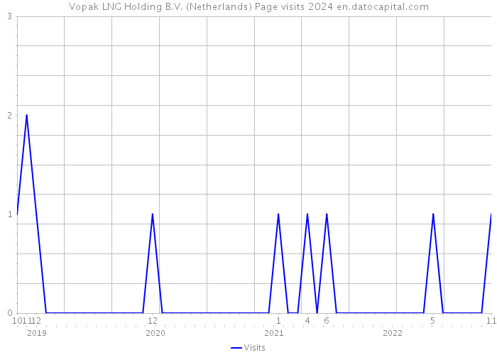 Vopak LNG Holding B.V. (Netherlands) Page visits 2024 