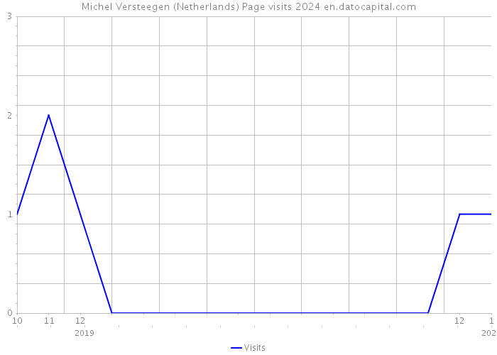 Michel Versteegen (Netherlands) Page visits 2024 
