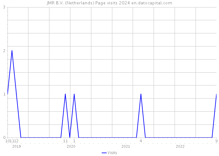 JMR B.V. (Netherlands) Page visits 2024 