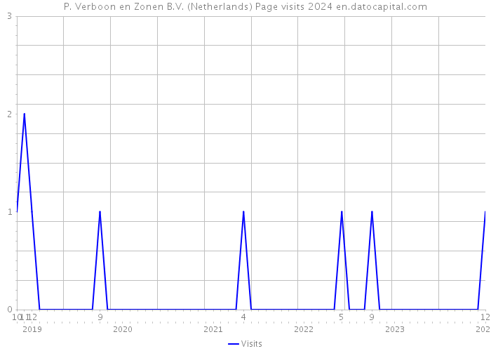 P. Verboon en Zonen B.V. (Netherlands) Page visits 2024 