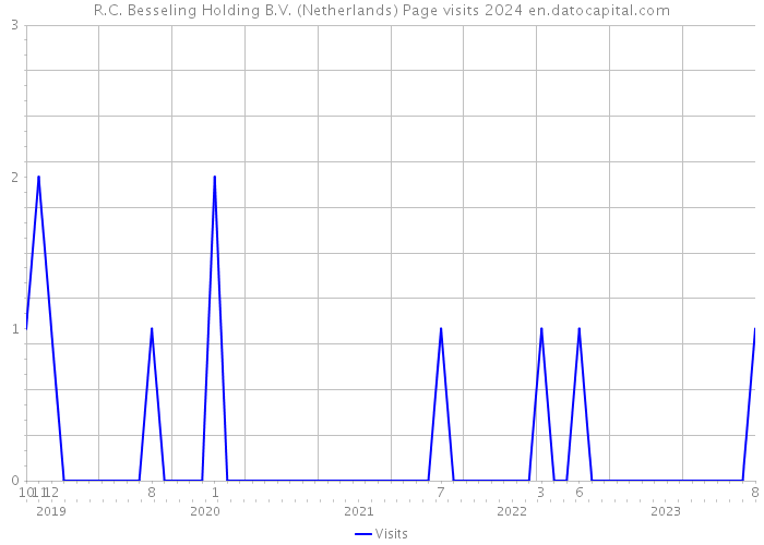 R.C. Besseling Holding B.V. (Netherlands) Page visits 2024 
