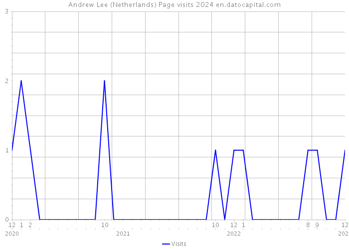 Andrew Lee (Netherlands) Page visits 2024 