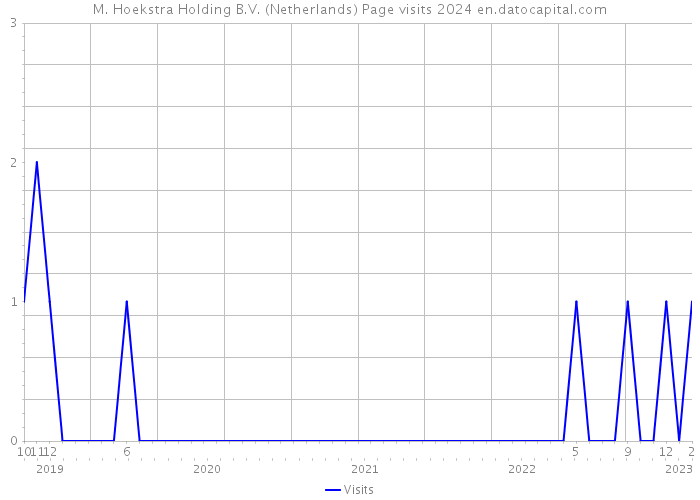 M. Hoekstra Holding B.V. (Netherlands) Page visits 2024 