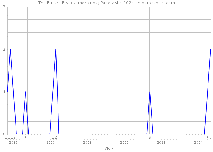 The Future B.V. (Netherlands) Page visits 2024 