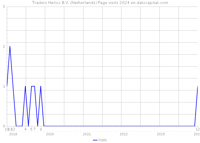 Traders Heiloo B.V. (Netherlands) Page visits 2024 
