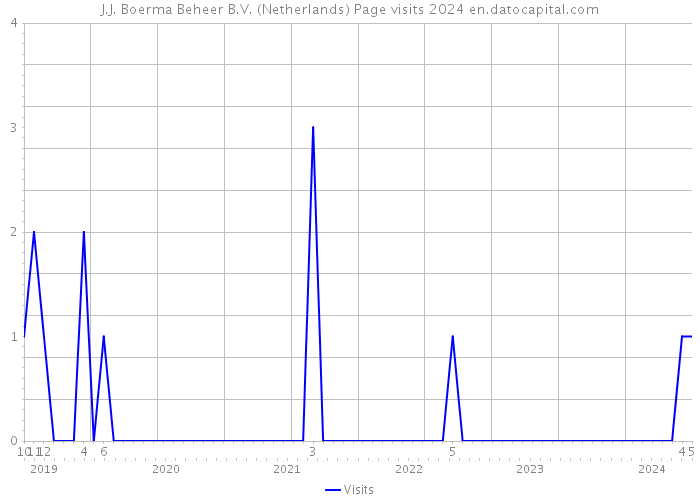 J.J. Boerma Beheer B.V. (Netherlands) Page visits 2024 