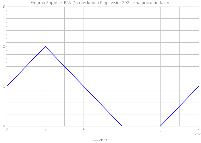 Enigma Supplies B.V. (Netherlands) Page visits 2024 