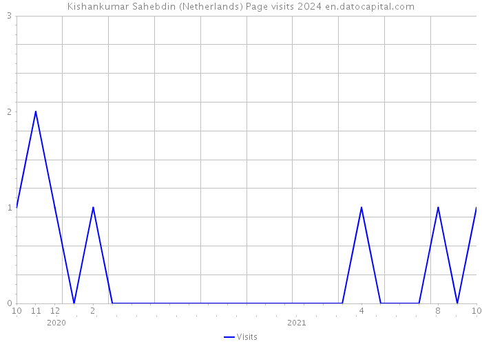 Kishankumar Sahebdin (Netherlands) Page visits 2024 
