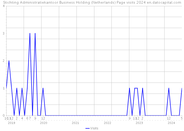 Stichting Administratiekantoor Business Holding (Netherlands) Page visits 2024 