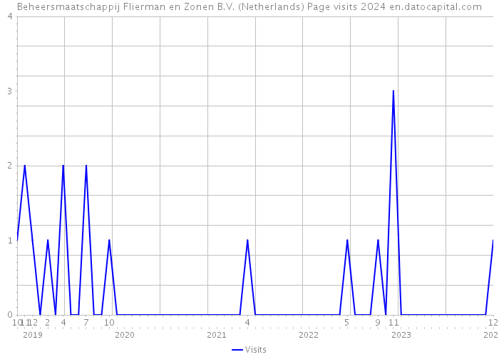 Beheersmaatschappij Flierman en Zonen B.V. (Netherlands) Page visits 2024 