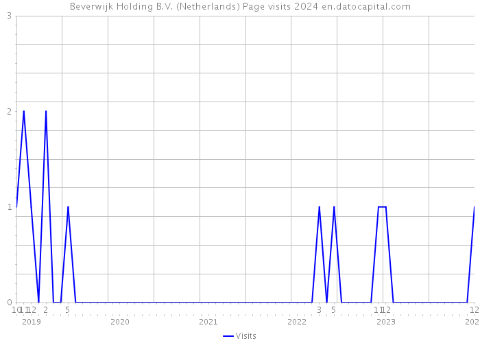 Beverwijk Holding B.V. (Netherlands) Page visits 2024 