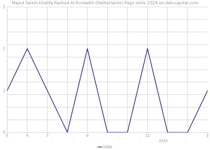 Majed Salem Khalifa Rashed Al Romaithi (Netherlands) Page visits 2024 