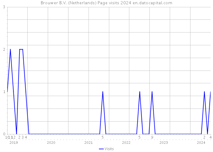 Brouwer B.V. (Netherlands) Page visits 2024 