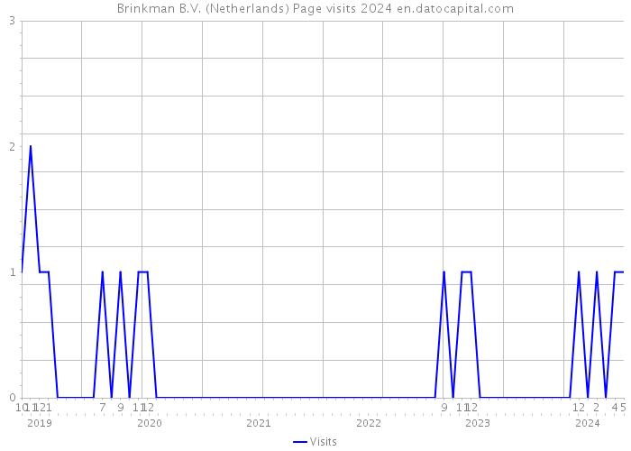 Brinkman B.V. (Netherlands) Page visits 2024 