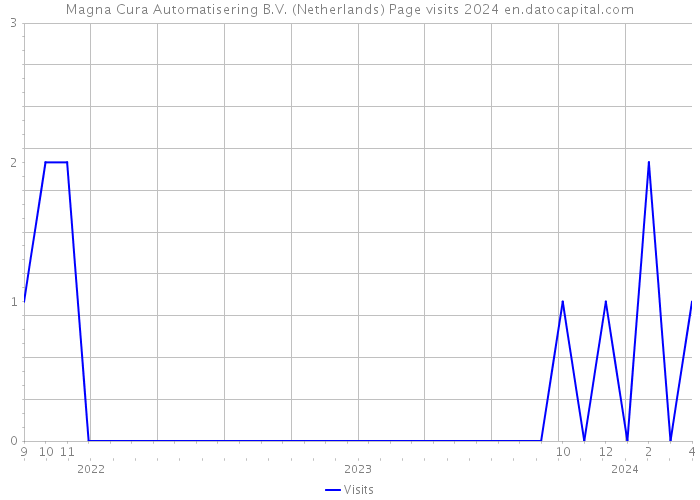 Magna Cura Automatisering B.V. (Netherlands) Page visits 2024 