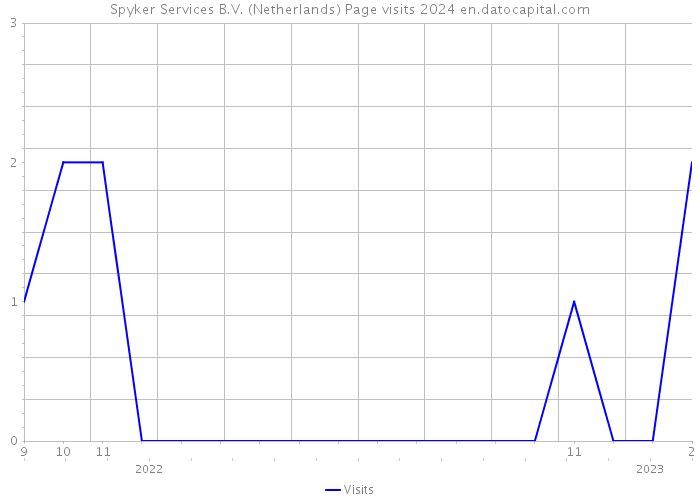 Spyker Services B.V. (Netherlands) Page visits 2024 