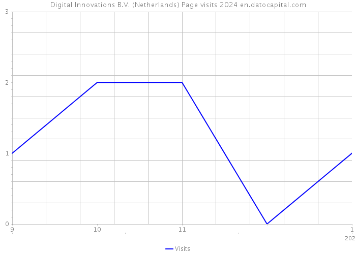 Digital Innovations B.V. (Netherlands) Page visits 2024 
