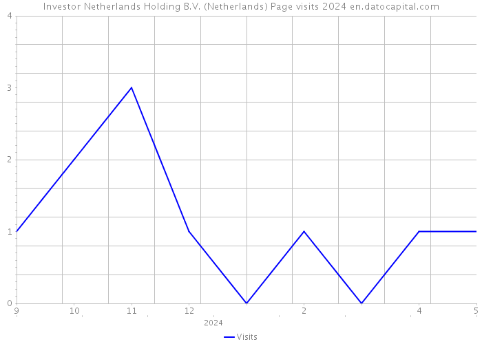 Investor Netherlands Holding B.V. (Netherlands) Page visits 2024 