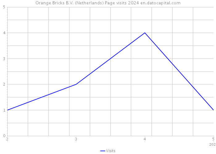 Orange Bricks B.V. (Netherlands) Page visits 2024 