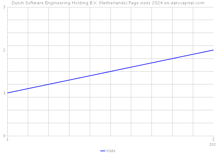 Dutch Software Engineering Holding B.V. (Netherlands) Page visits 2024 
