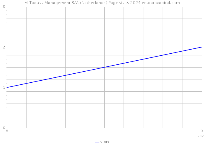 M Taouss Management B.V. (Netherlands) Page visits 2024 