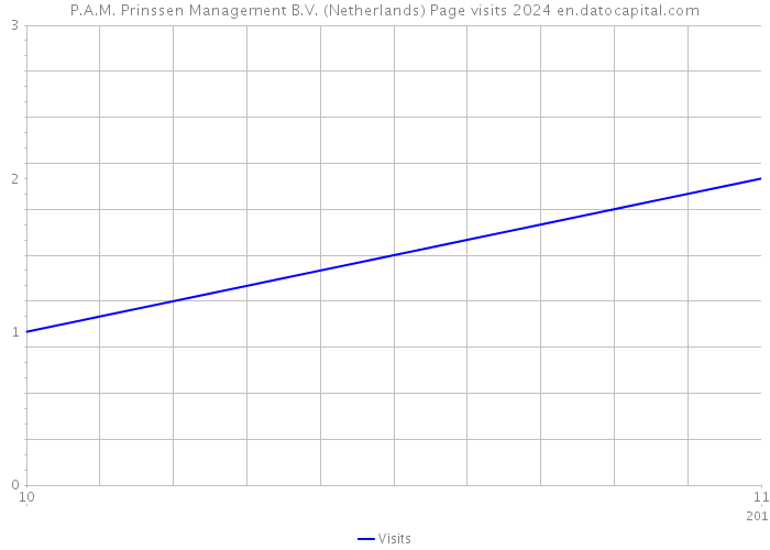 P.A.M. Prinssen Management B.V. (Netherlands) Page visits 2024 