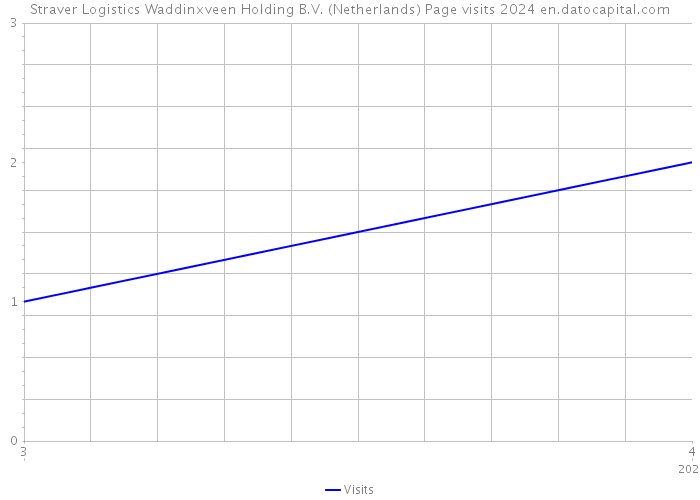 Straver Logistics Waddinxveen Holding B.V. (Netherlands) Page visits 2024 