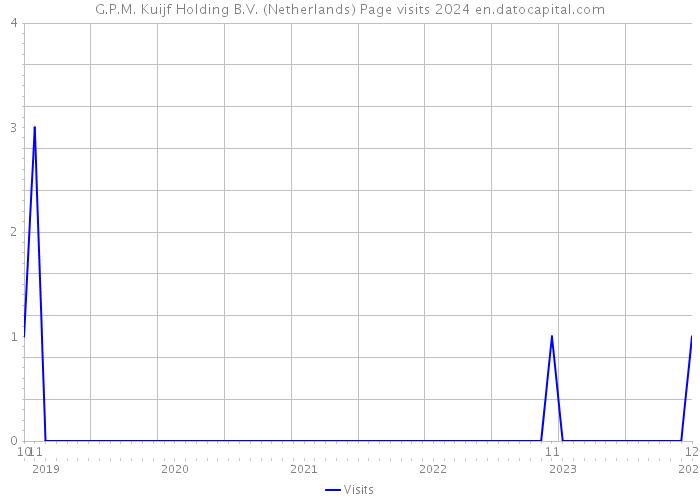 G.P.M. Kuijf Holding B.V. (Netherlands) Page visits 2024 