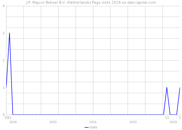 J.P. Majoor Beheer B.V. (Netherlands) Page visits 2024 