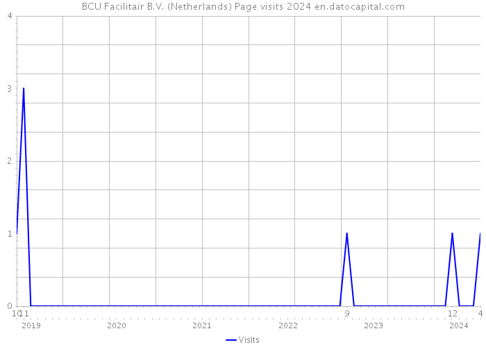 BCU Facilitair B.V. (Netherlands) Page visits 2024 