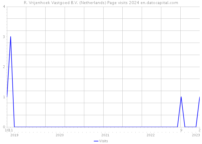 R. Vrijenhoek Vastgoed B.V. (Netherlands) Page visits 2024 